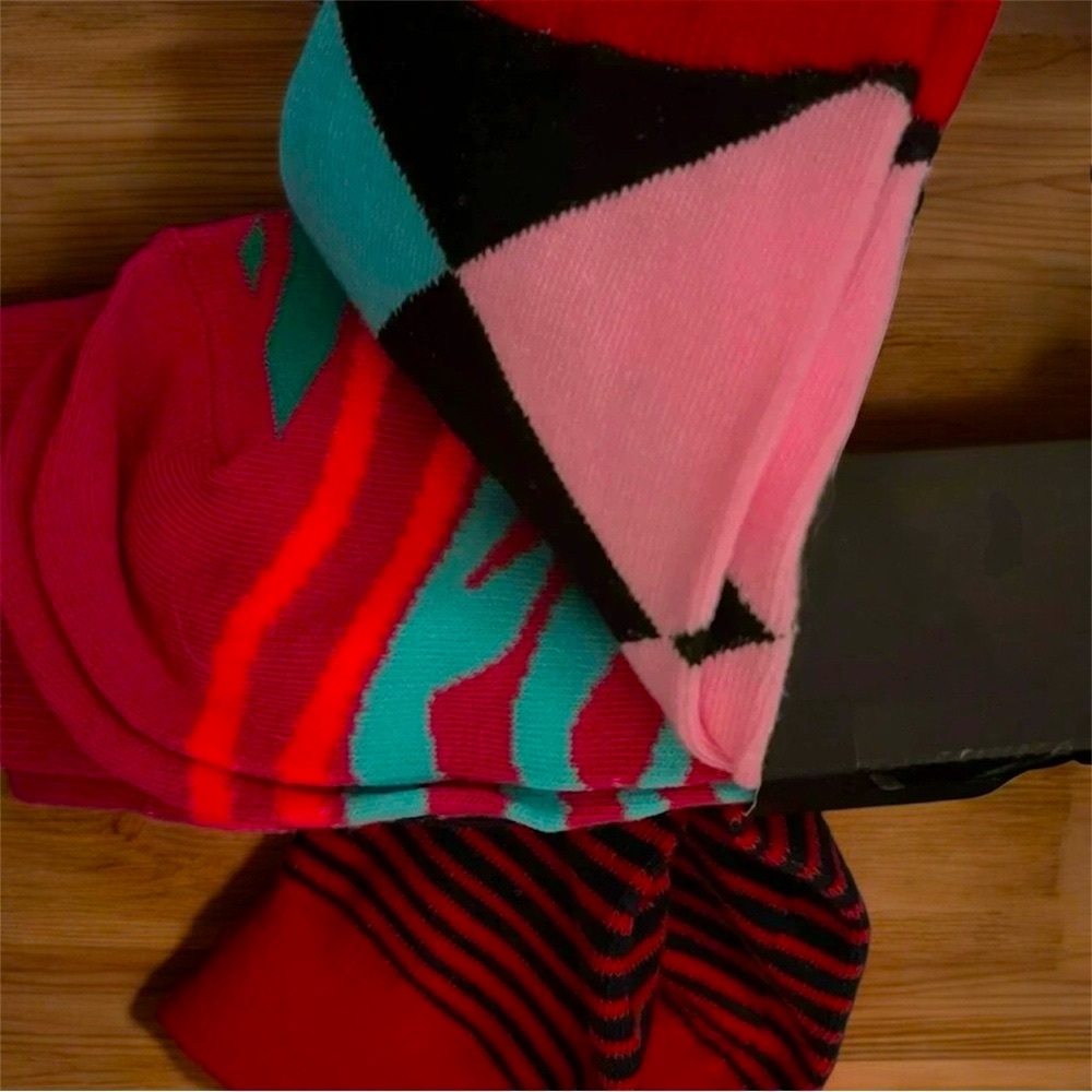 Men’s Zeke New 3-Pack Sweat Wicking Stylish Men's Crew Socks Color Mix Sz 6-12